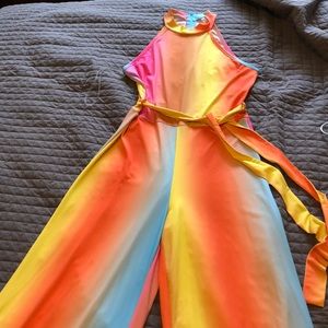 Multi colored summer jumpsuit